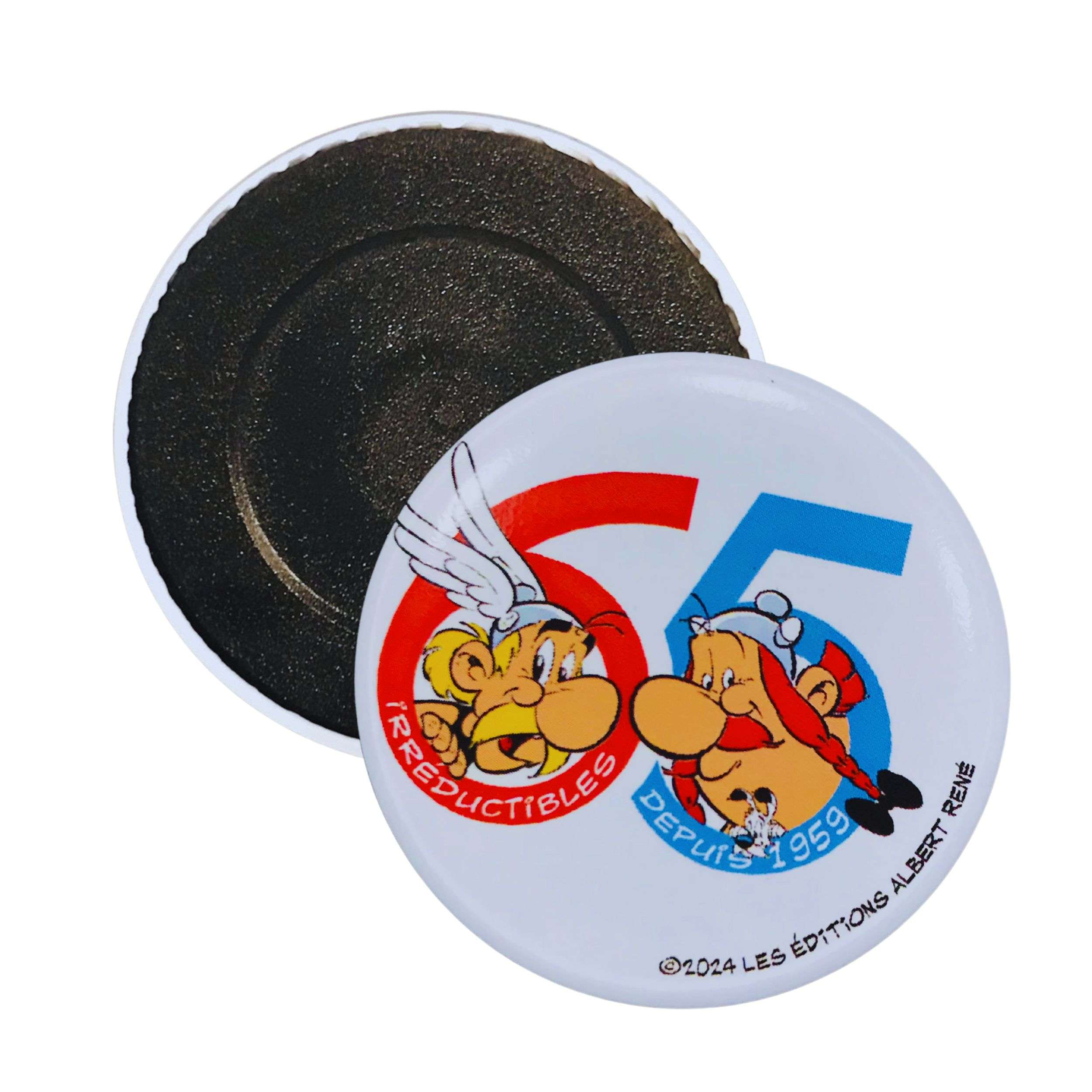 Imán Decorativo De Astérix Y Obélix - El Tour De Galia, Tamaño 55x79 Mm, Para Nevera O Panel