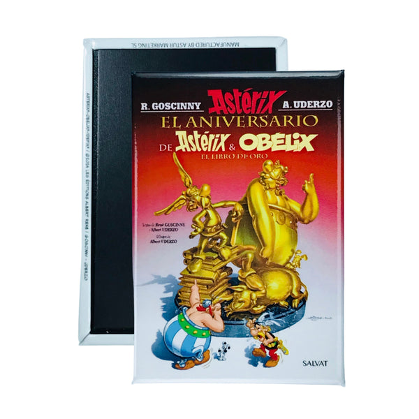 L'Anniversaire d'Astérix et Obélix – Couverture de Bande Dessinée – Espagnol