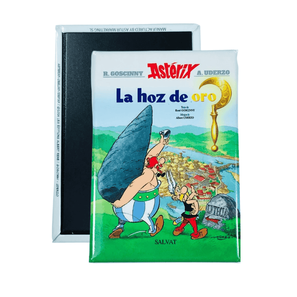 Astérix – A Foice de Ouro – Capa de Banda Desenhada – Espanhol