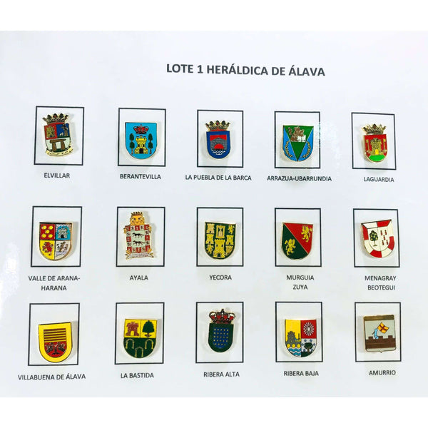 Lot Nº1 Heraldic Shields Álava – Spain