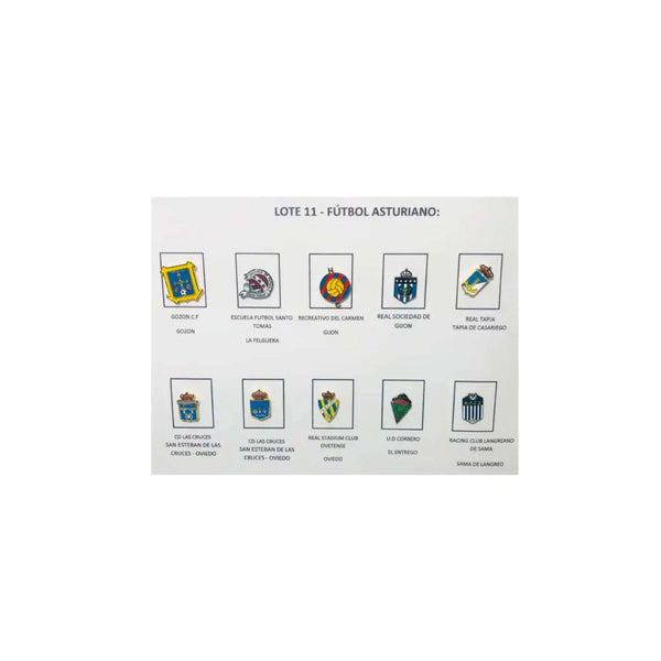 Lot Nº11 Boucliers de Football Asturien