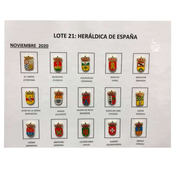 Los Nr. 21 Heraldische Wappen Spaniens