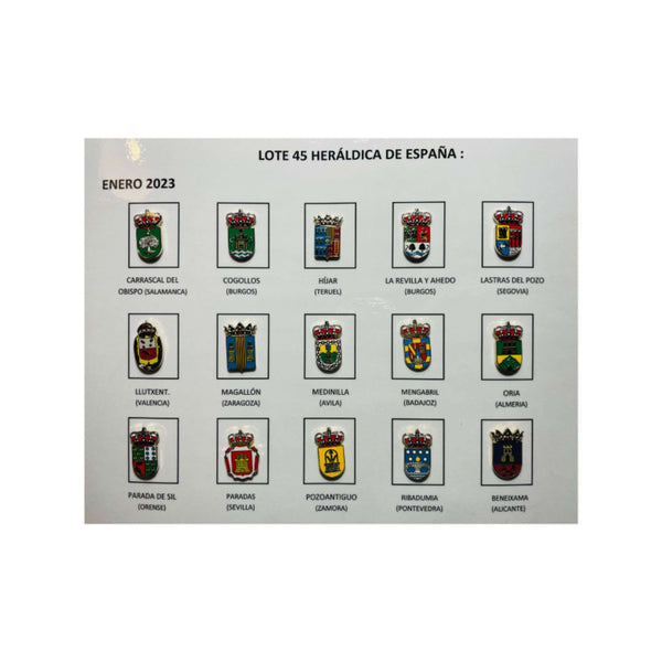 Los Nr. 45 Spanische Wappen