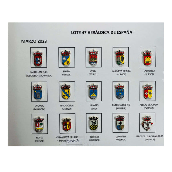 Los Nr. 47 Heraldische Wappen Spaniens