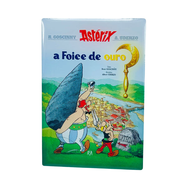 Astérix – A Foice de Ouro – Portada Comic – Portugués