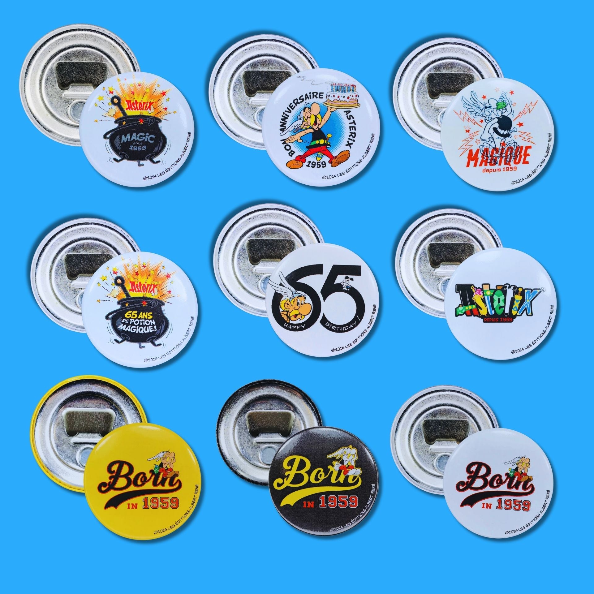 Colección Abrebotellas-imán de Astérix