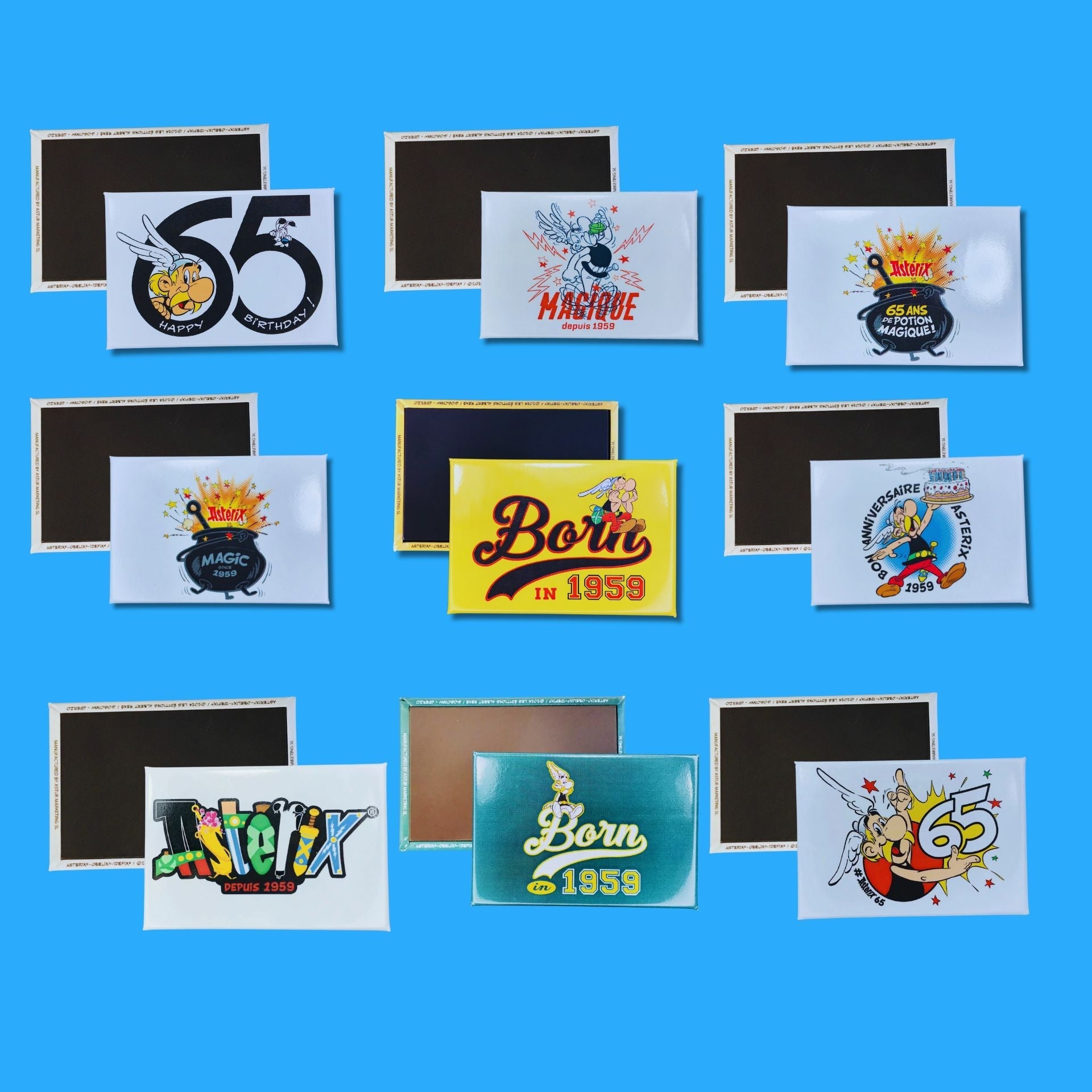 Colección Imanes horizontales de Astérix