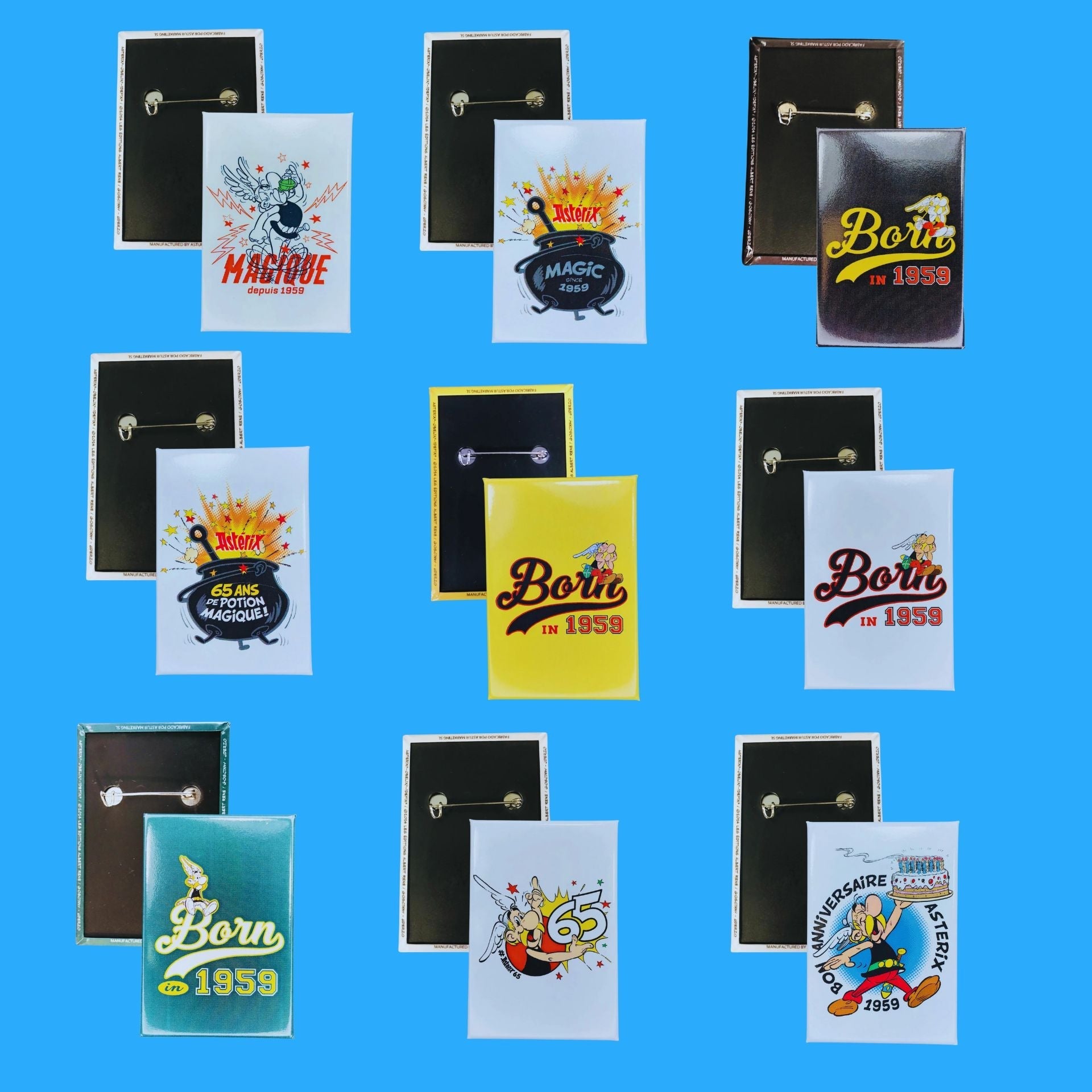 Colección Imanes verticales de Astérix