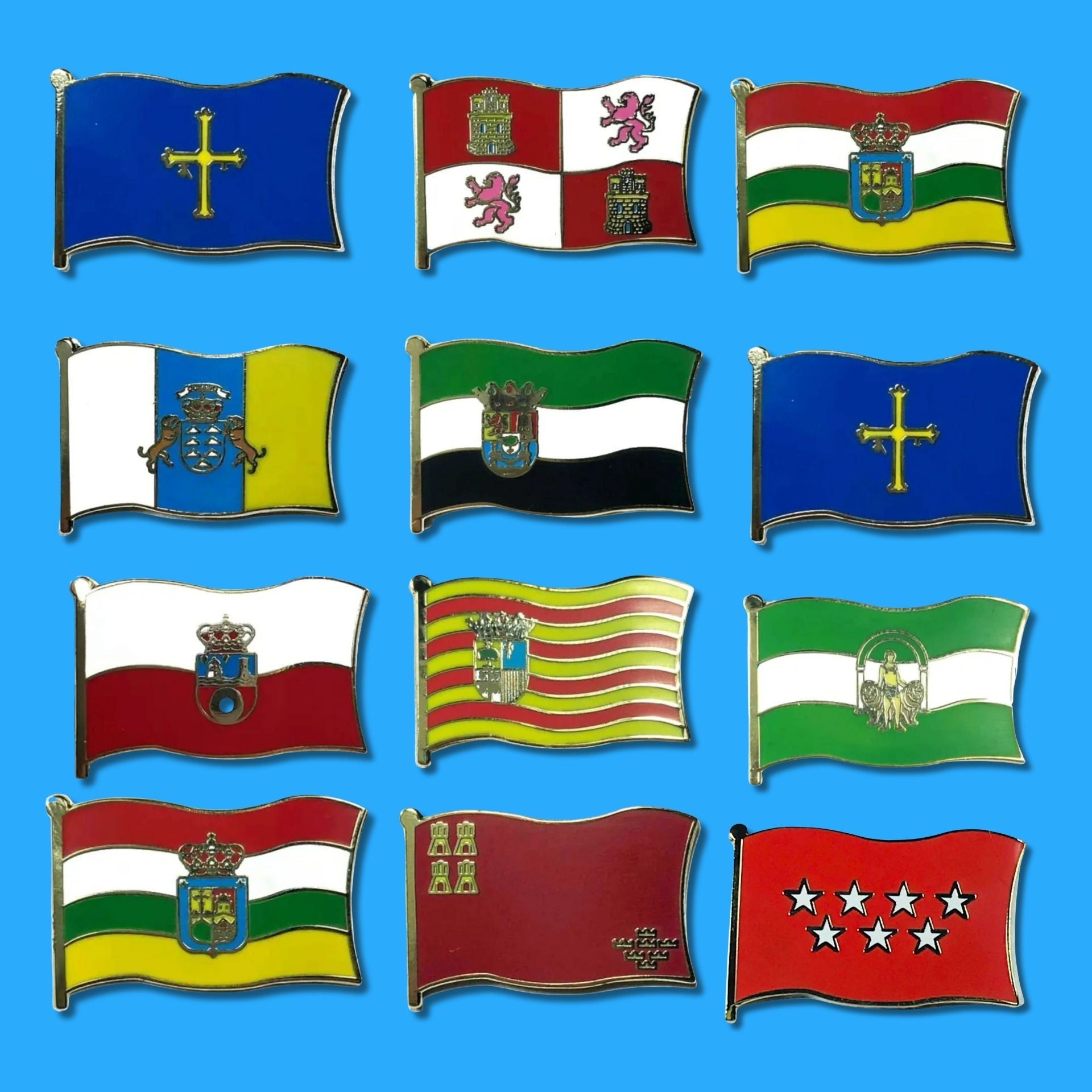 Pins - Banderas Comunidades España