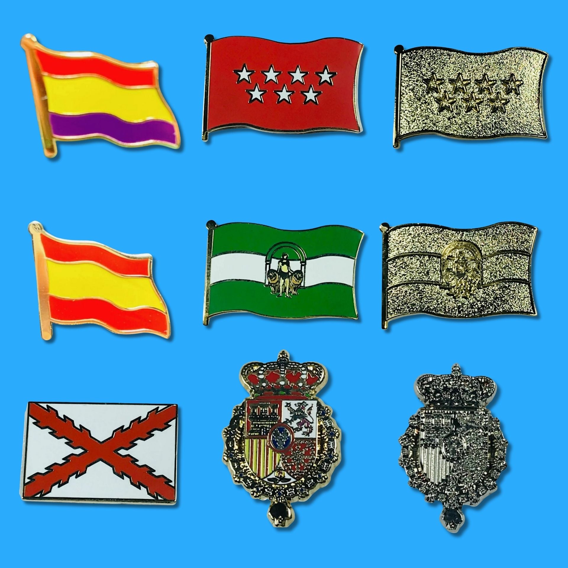 Kollektion Pins aus Spanien