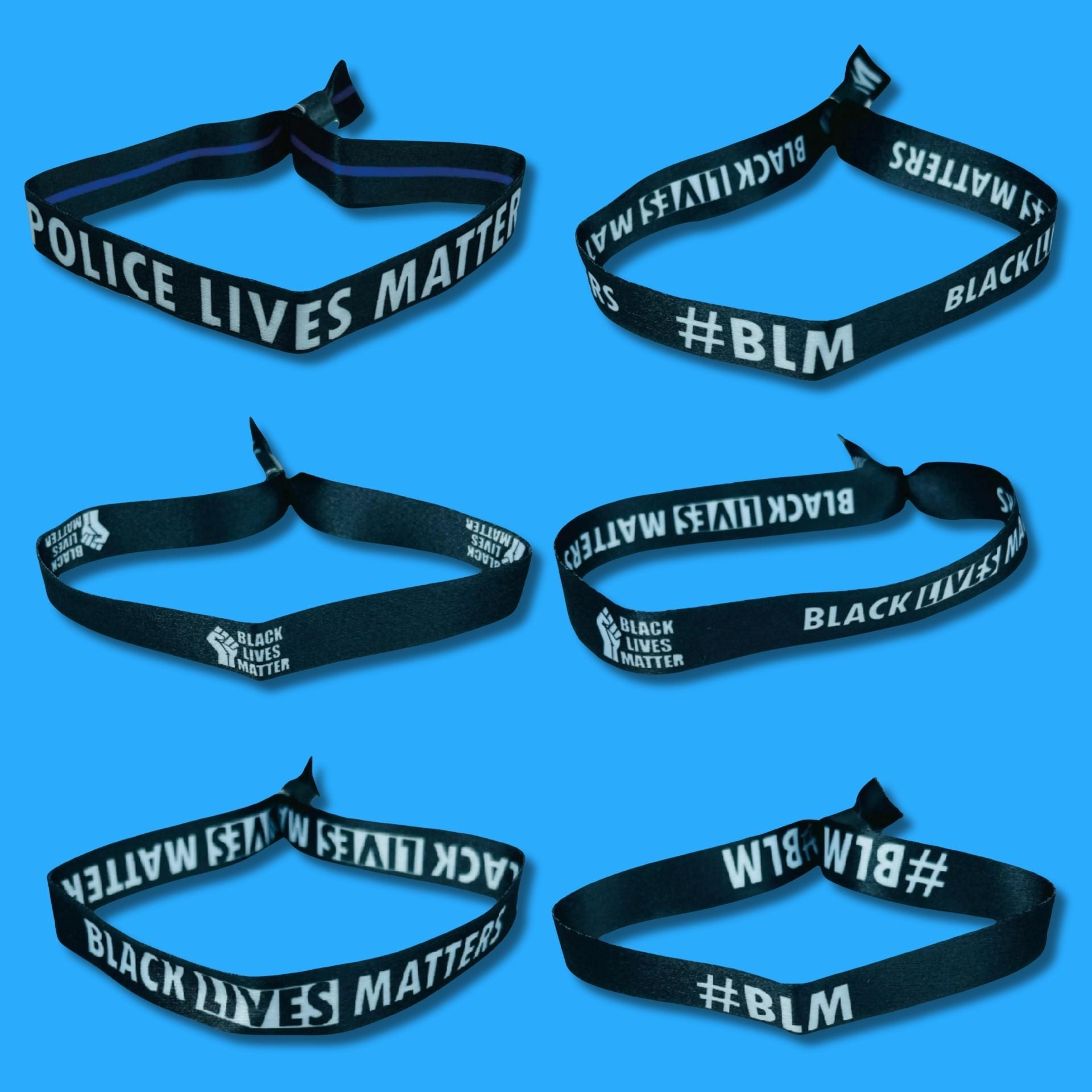 Pulseras Tela - Black Lives Matter