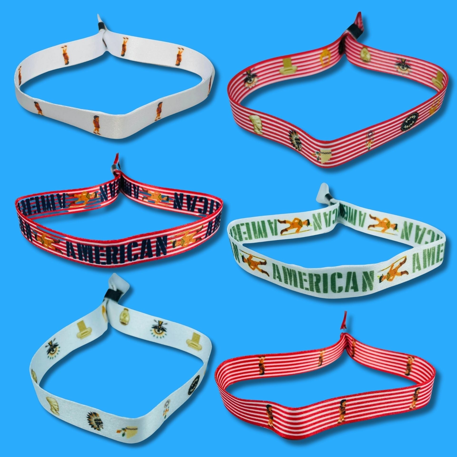 Pulseras Tela - Nativos Americanos