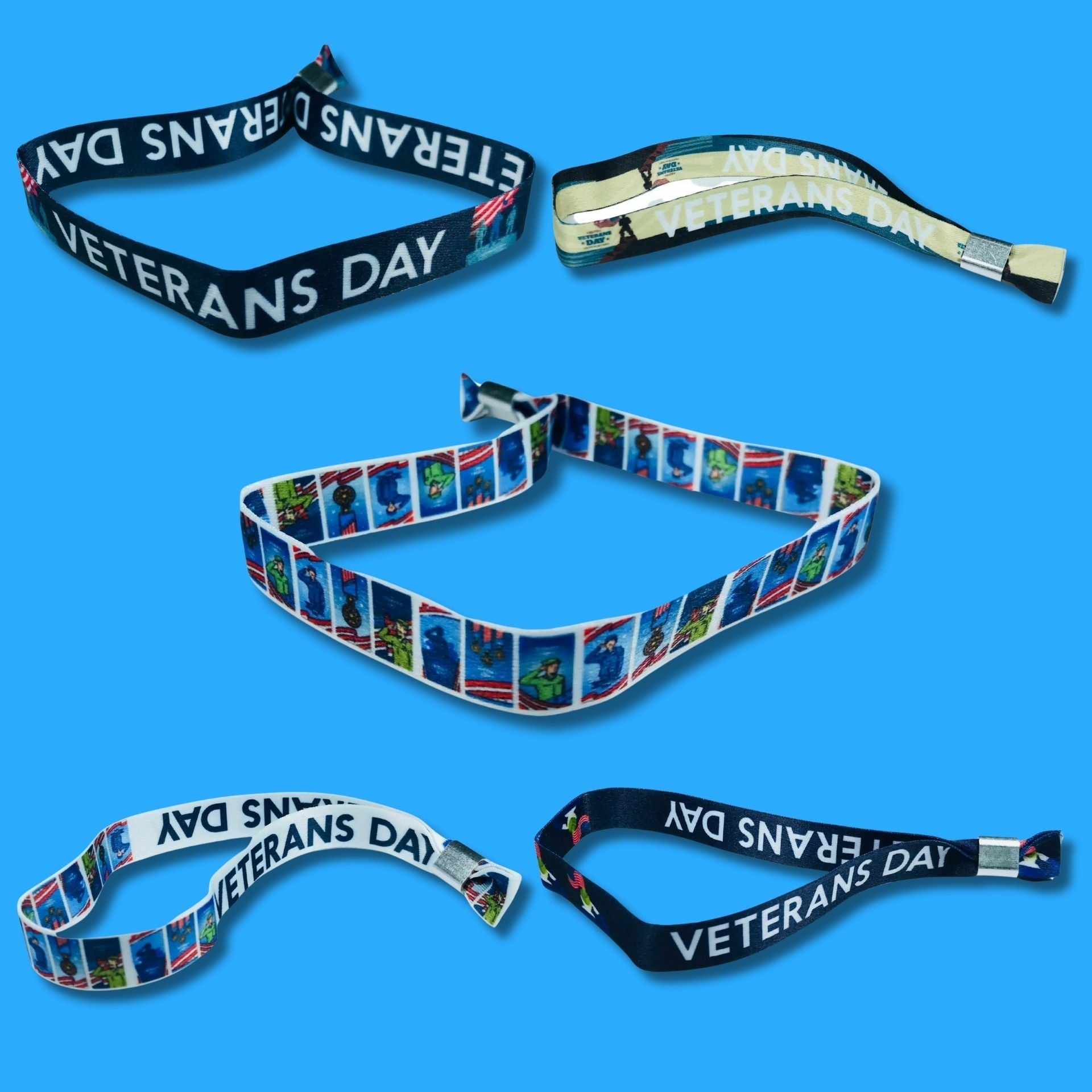 Pulseras Tela - Veteranos USA