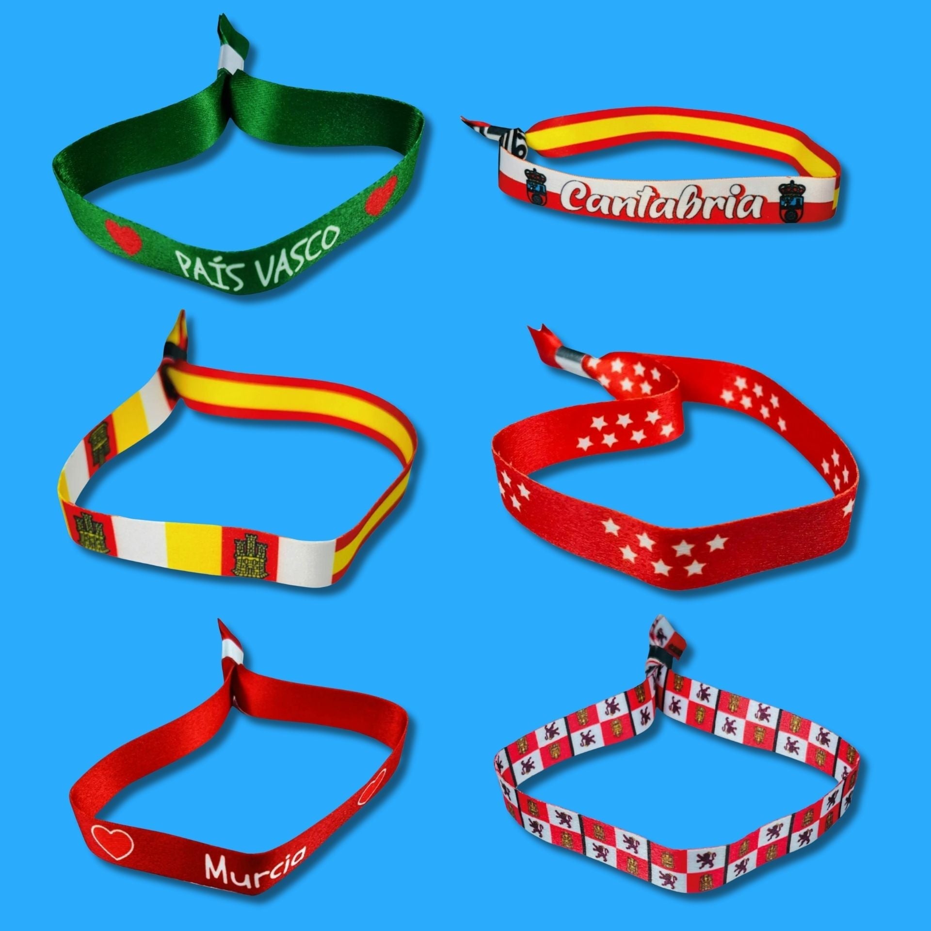 Pulseras Tela - Banderas Comunidades España