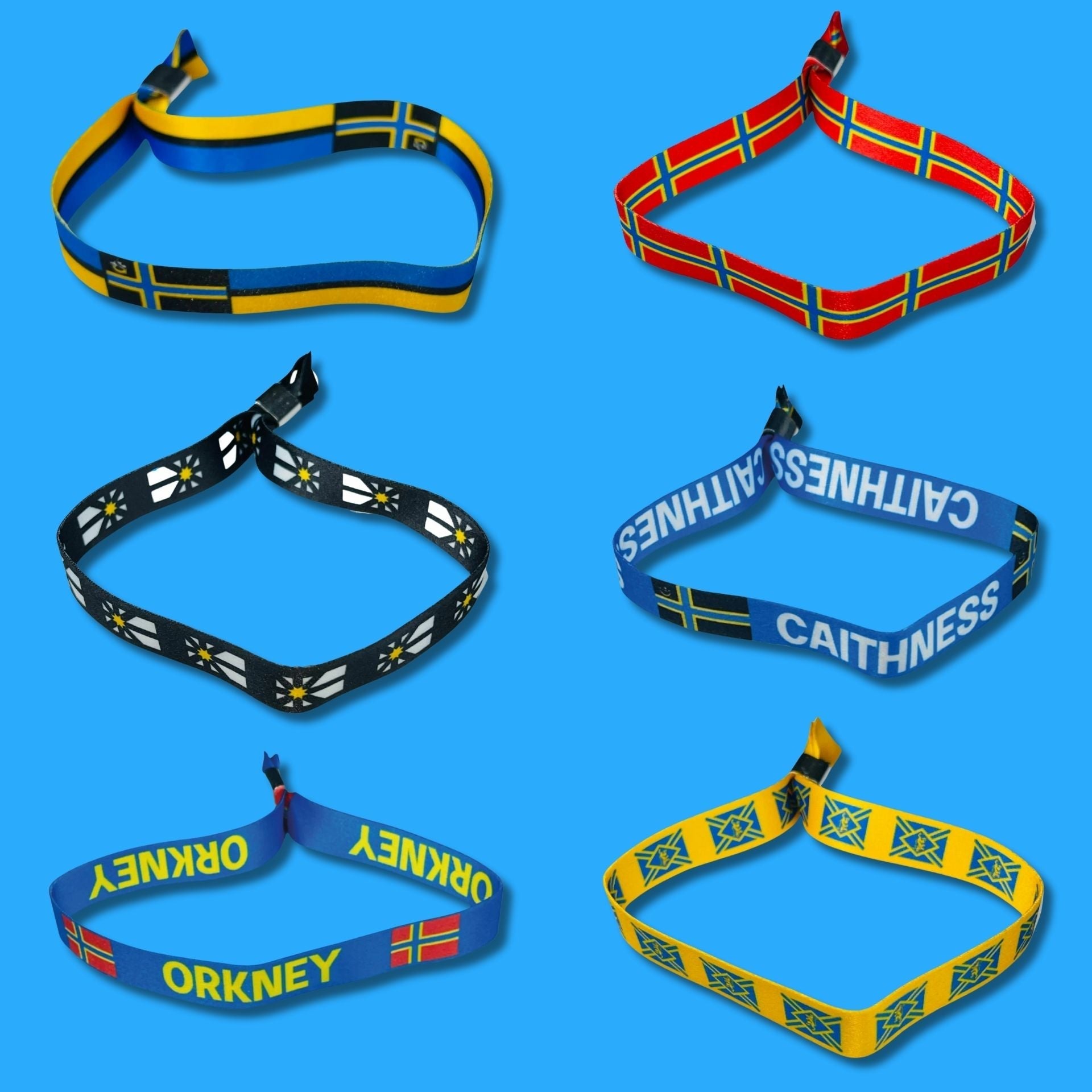 Pulseras Tela - Banderas Escocia