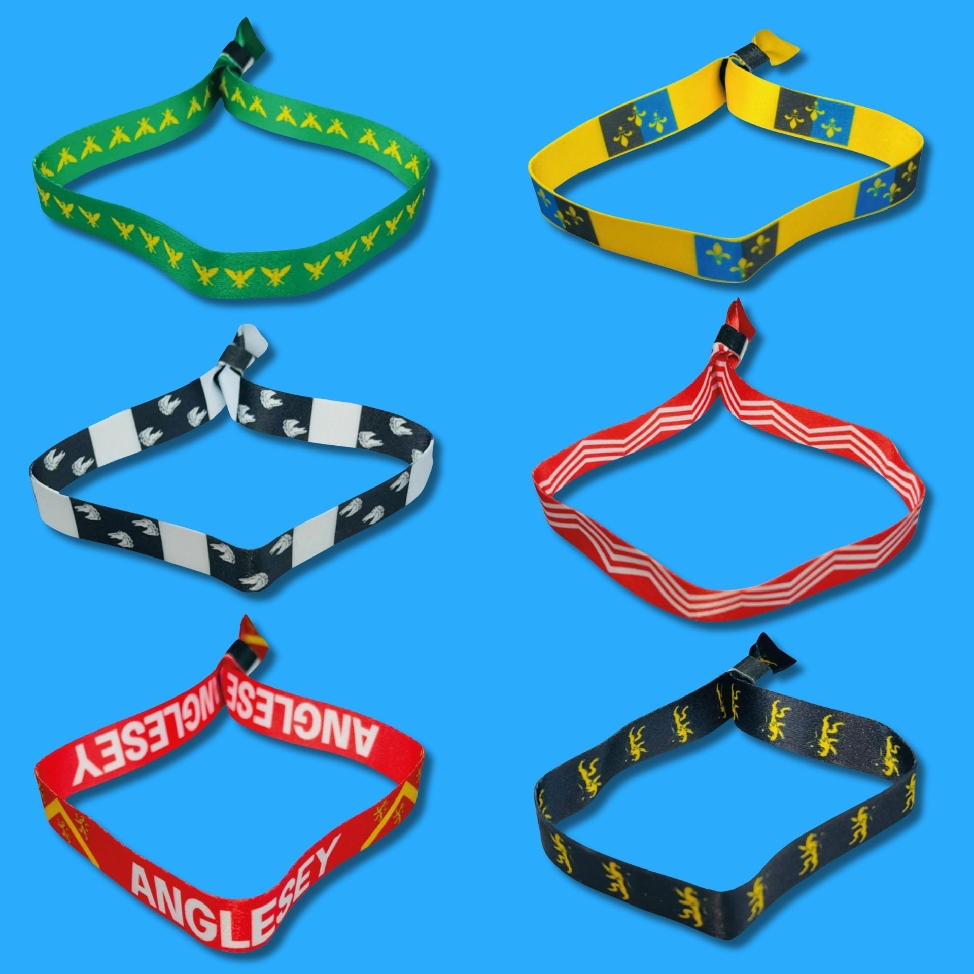 Pulseras Tela - Banderas Reino Unido