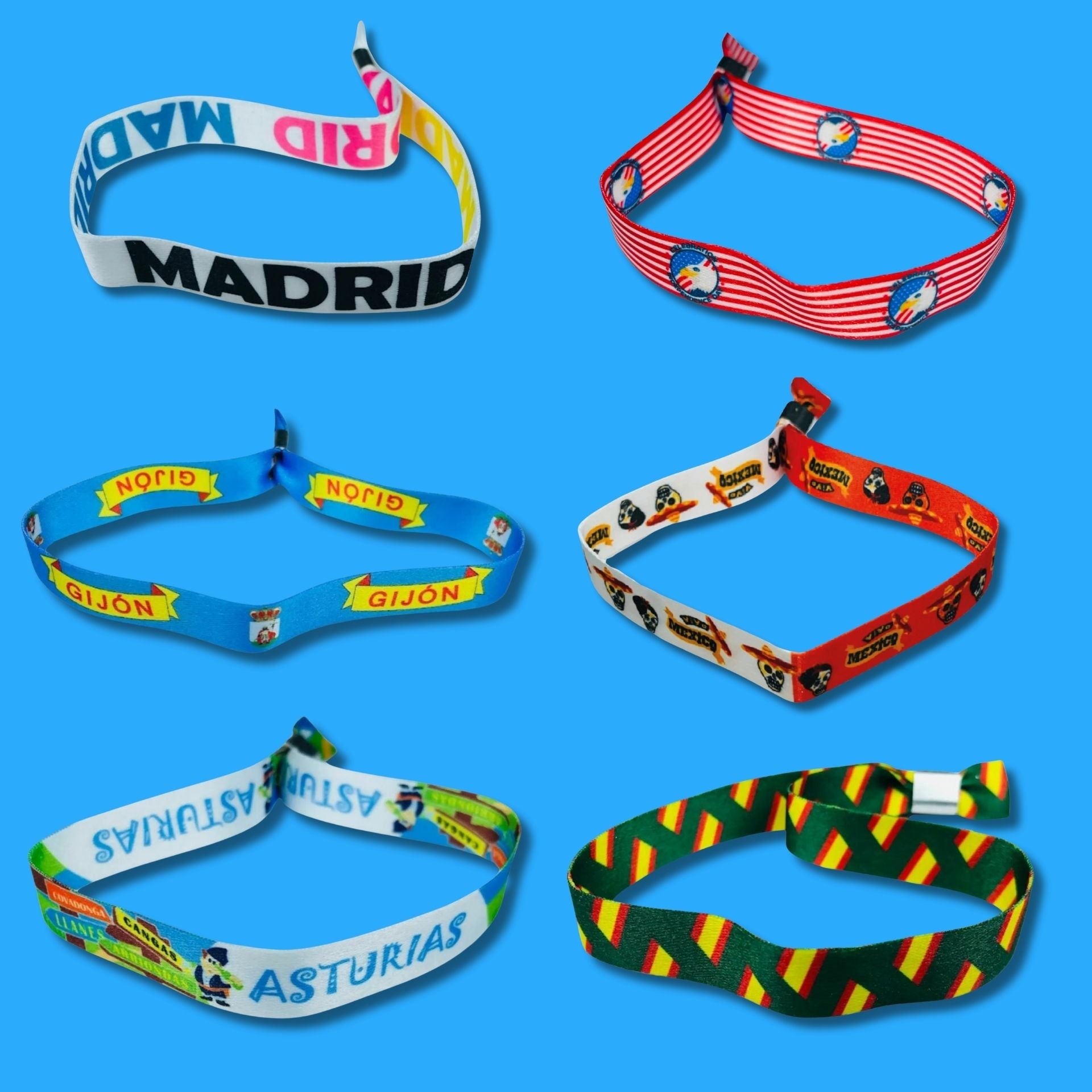 Colección Todas las pulseras de tela