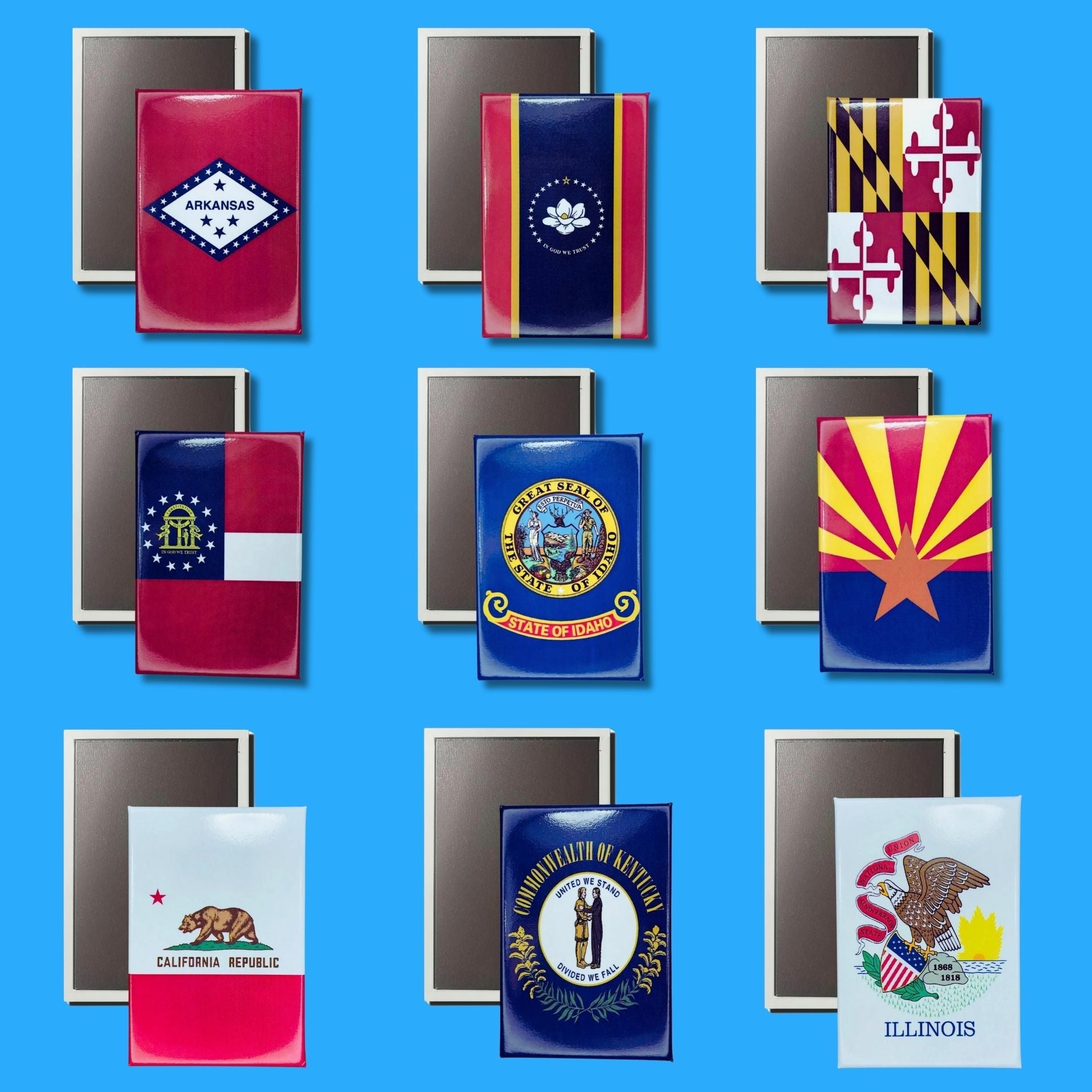 Colección Imanes verticales: banderas