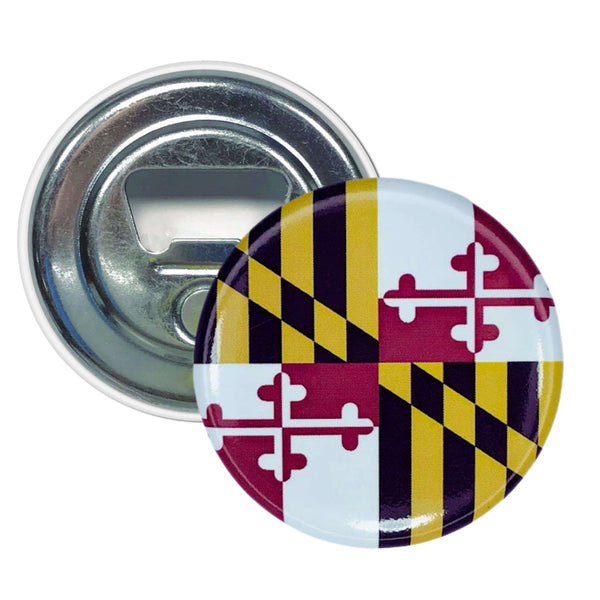 Ouvre-bouteille magnétique - Drapeau de l'État du Maryland - USA