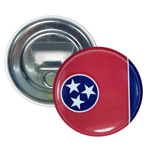 Ouvre-bouteille magnétique - Drapeau de l'État du Tennessee - États-Unis