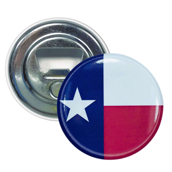 Ouvre-bouteille magnétique - Drapeau de l'État du Texas - États-Unis