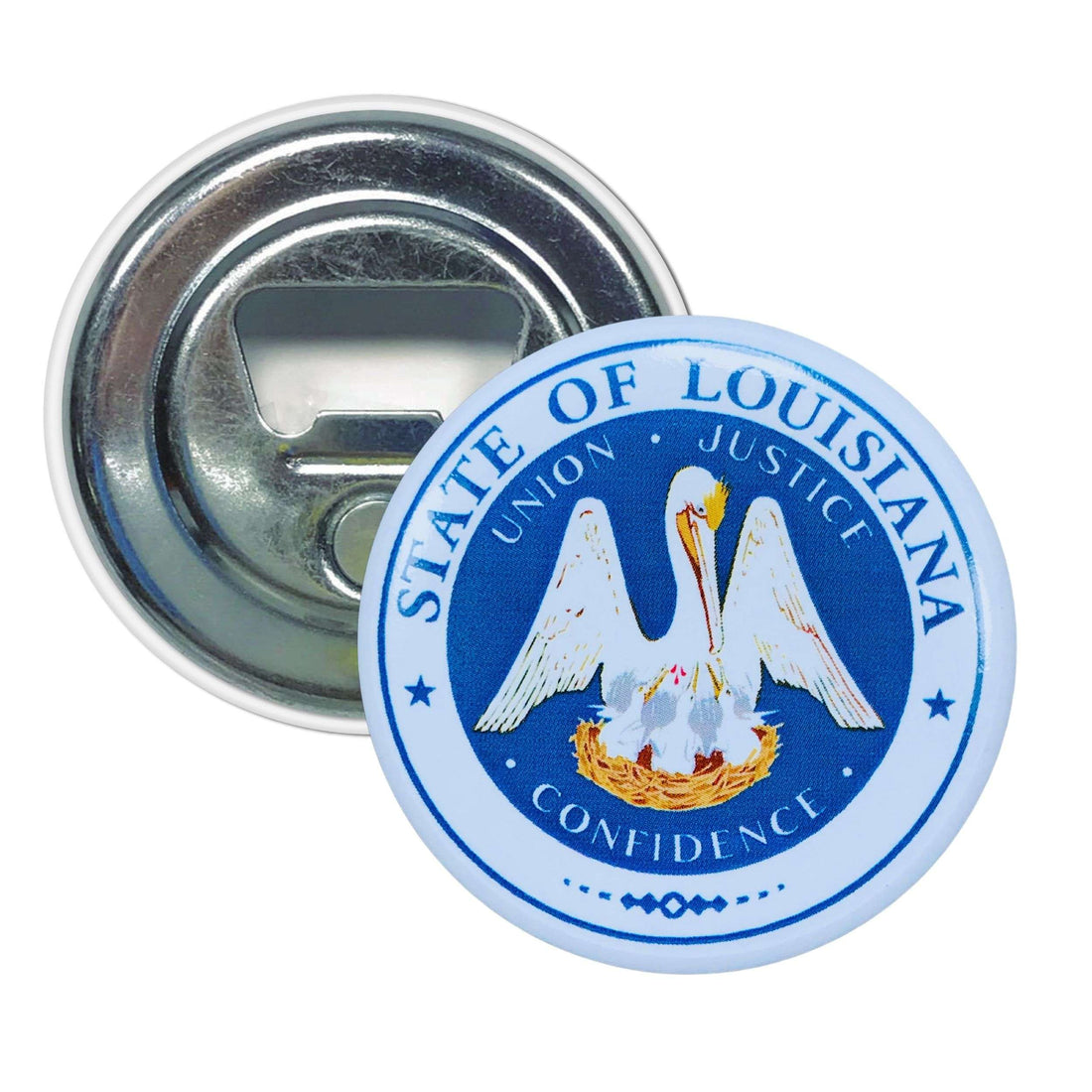 Magnet-Flaschenöffner - Wappen des US-Bundesstaates Louisiana