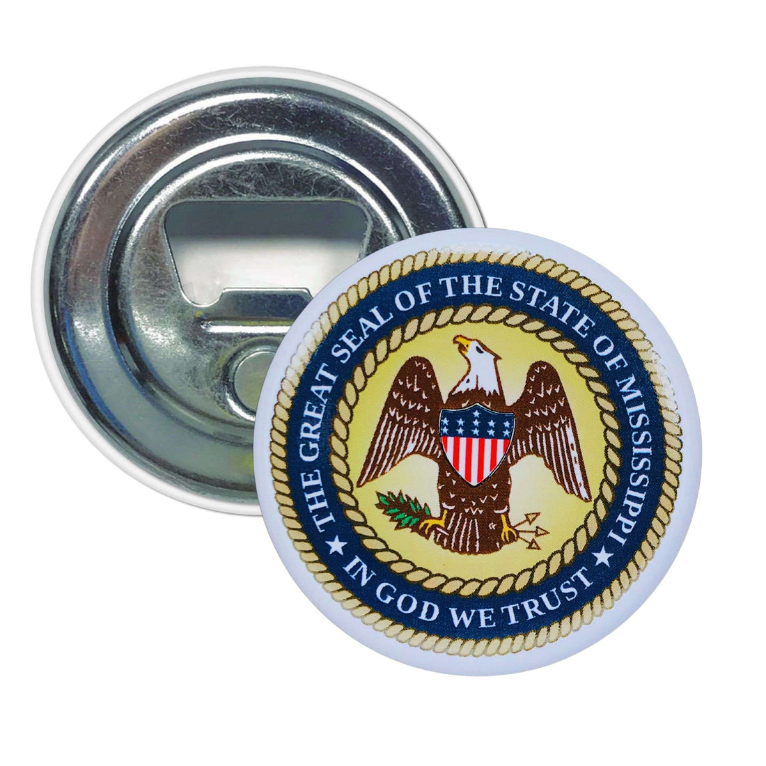 Décapsuleur magnétique - Mississippi State Shield - USA