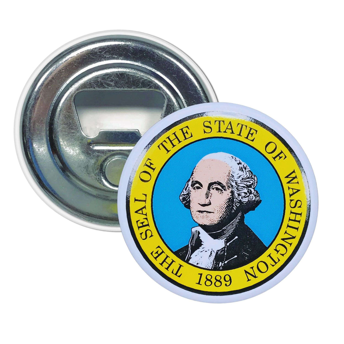 Magnet-Flaschenöffner - Wappen des US-Bundesstaates Washington - USA