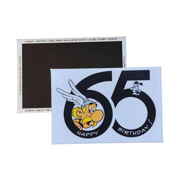 Magnet horizontal © Astérix - 65ème Anniversaire - Idéfix - C#35