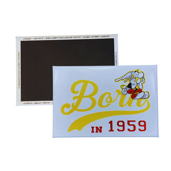 Imán Horizontal © Astérix - Born 1959 - Letras Amarillas - C#95