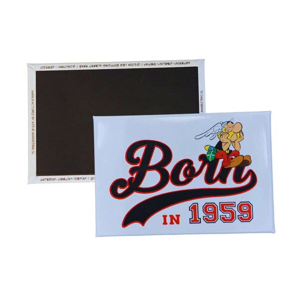 Imán Horizontal © Astérix - Born 1959 - Letras Negras - C#135