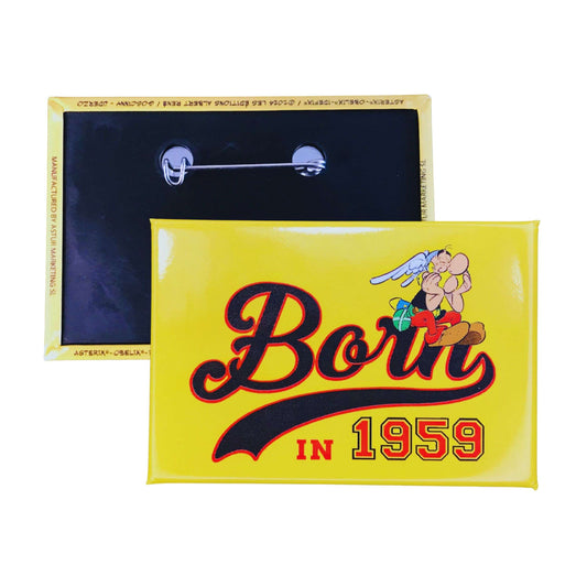 Broche Horizontal © Asterix Born 1959 Jaune A127