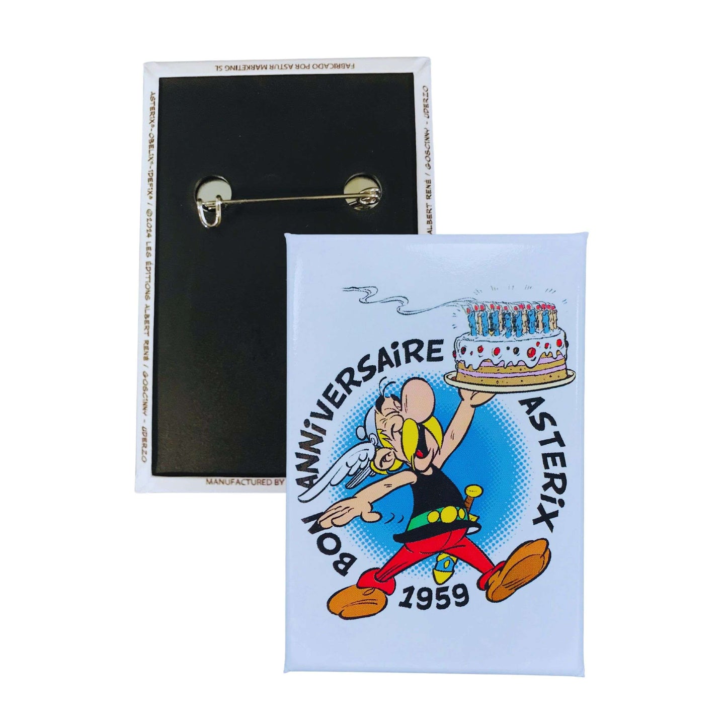 Broche Verticale © Asterix 65eme Anniversaire Gateau A106