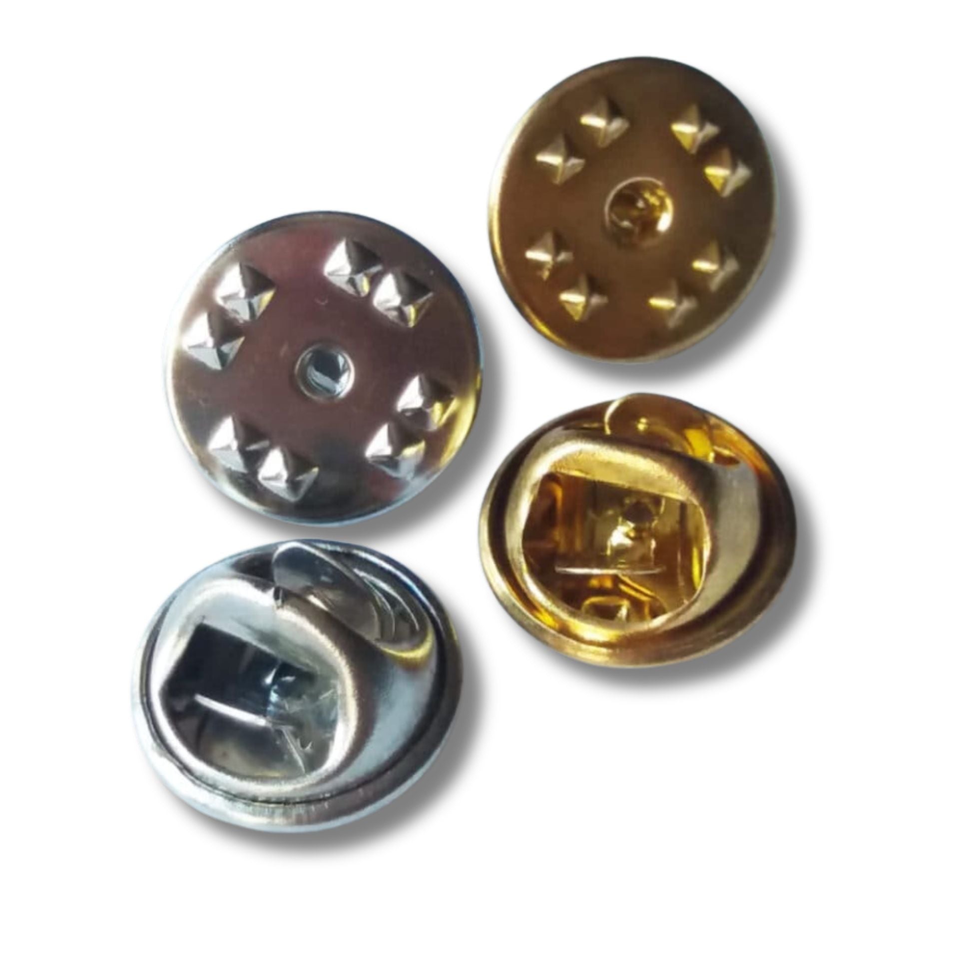 Cierres metálicos oro o plata para pins ODS