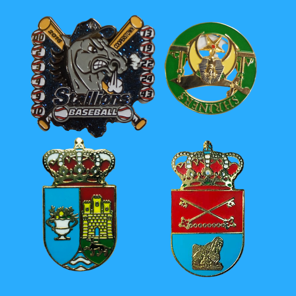 Pins personalizados para empresas e instituciones