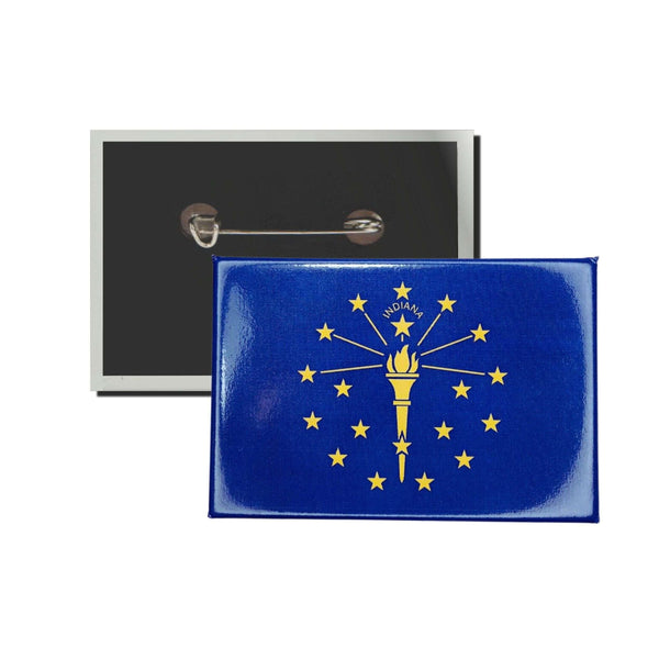 Insigne horizontal - Drapeau de l'État de l'Indiana - États-Unis