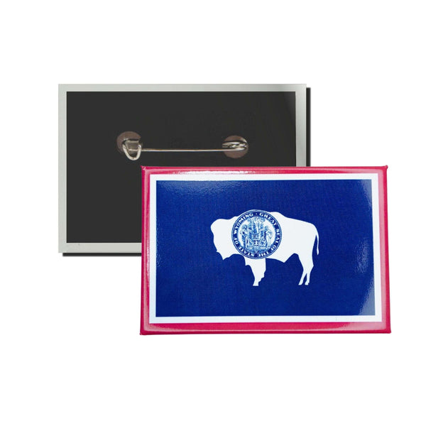 Insigne horizontal - Drapeau de l'État du Wyoming - États-Unis
