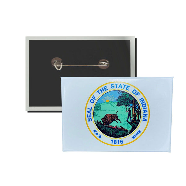 Insigne horizontal - Bouclier de l'État de l'Indiana - États-Unis