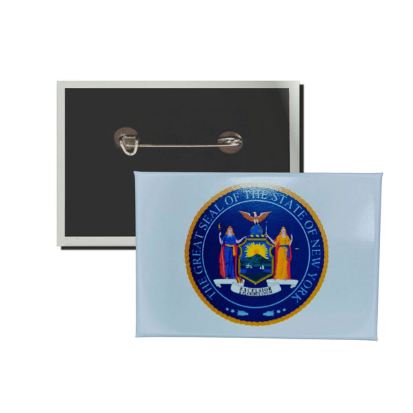 Insigne horizontal - Armoiries de l'État de New York - États-Unis
