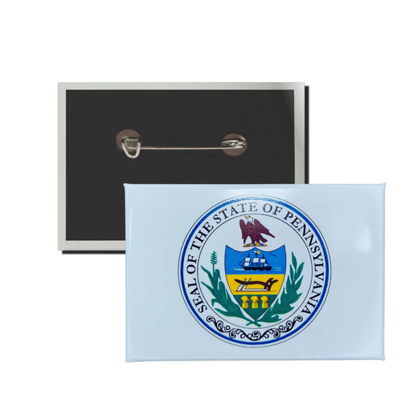 Insigne horizontal - Armoiries de l'État de Pennsylvanie - États-Unis