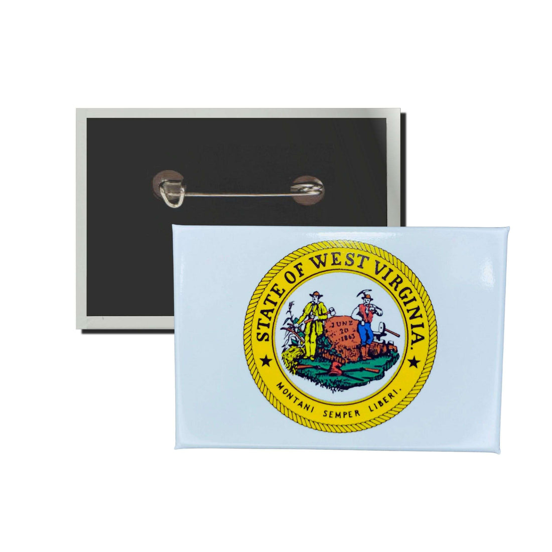 شعار أفقي - شعار ولاية فرجينيا الغربية - الولايات المتحدة الأمريكية