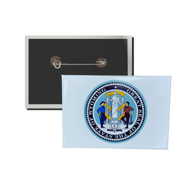 Insigne horizontal - Bouclier de l'État du Wyoming - États-Unis