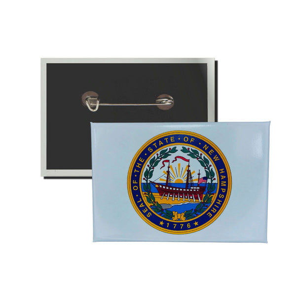Insigne horizontal - Armoiries de l'État du New Hampshire - États-Unis
