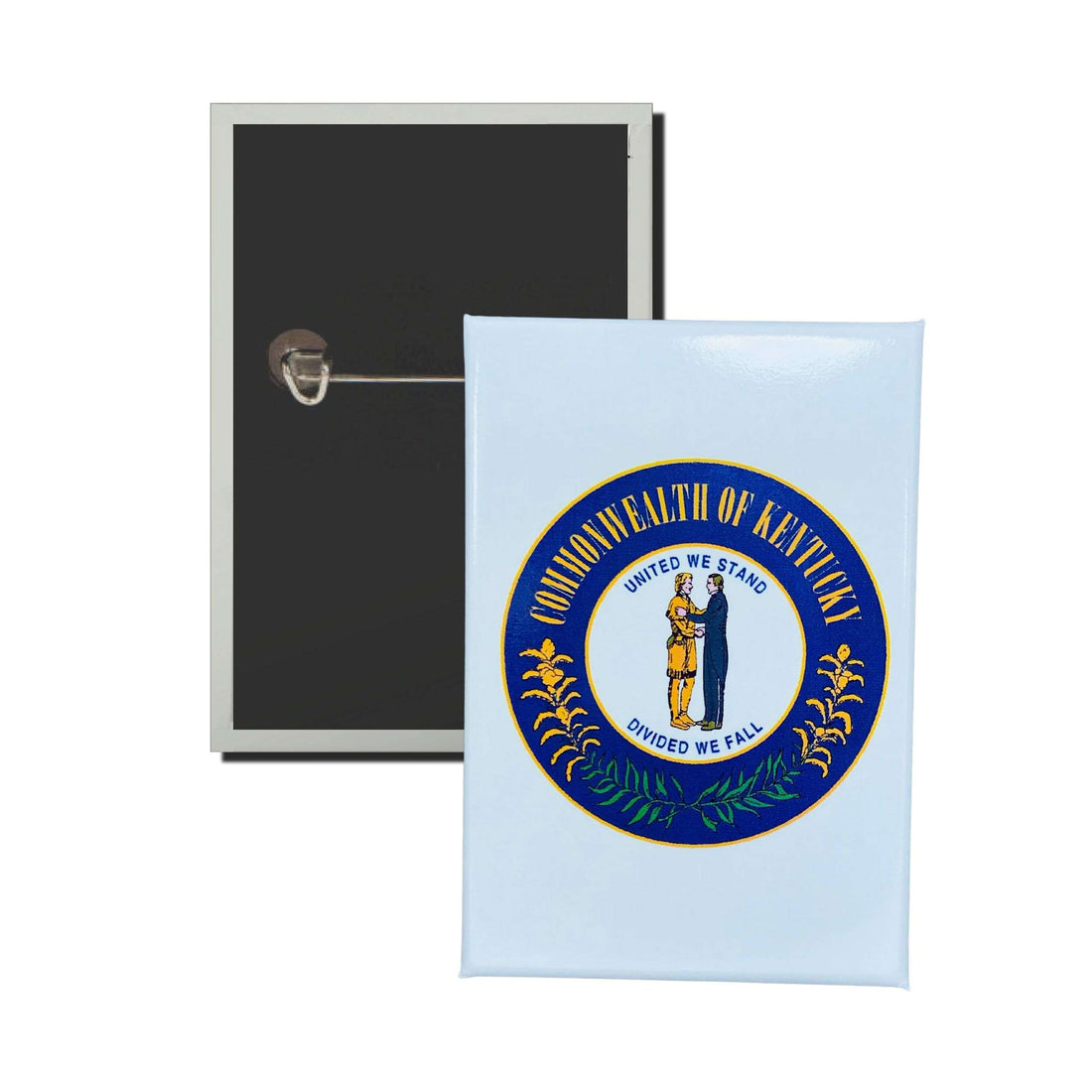 Placa Vertical - Escudo do Estado de Kentucky - EUA