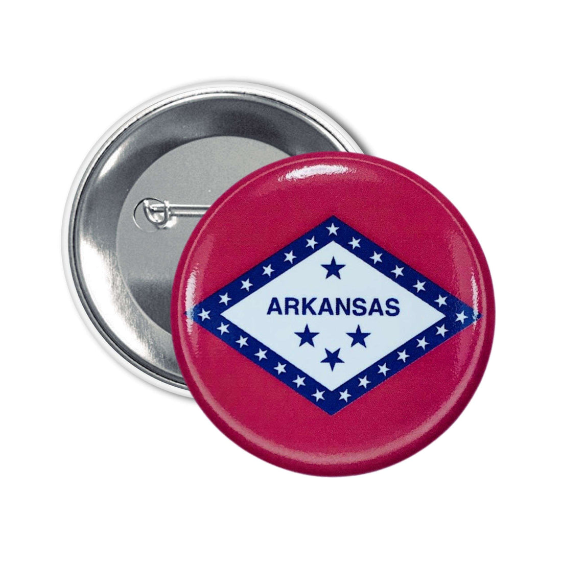 Emblema redondo - Bandeira do estado do Arkansas - EUA