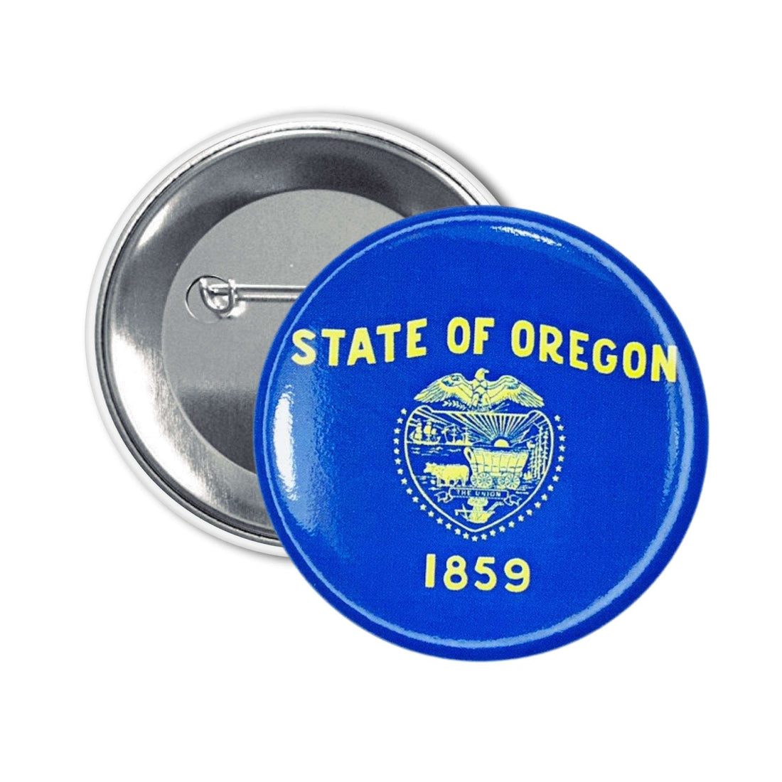 Runder Aufnäher – Flagge des US-Bundesstaates Oregon