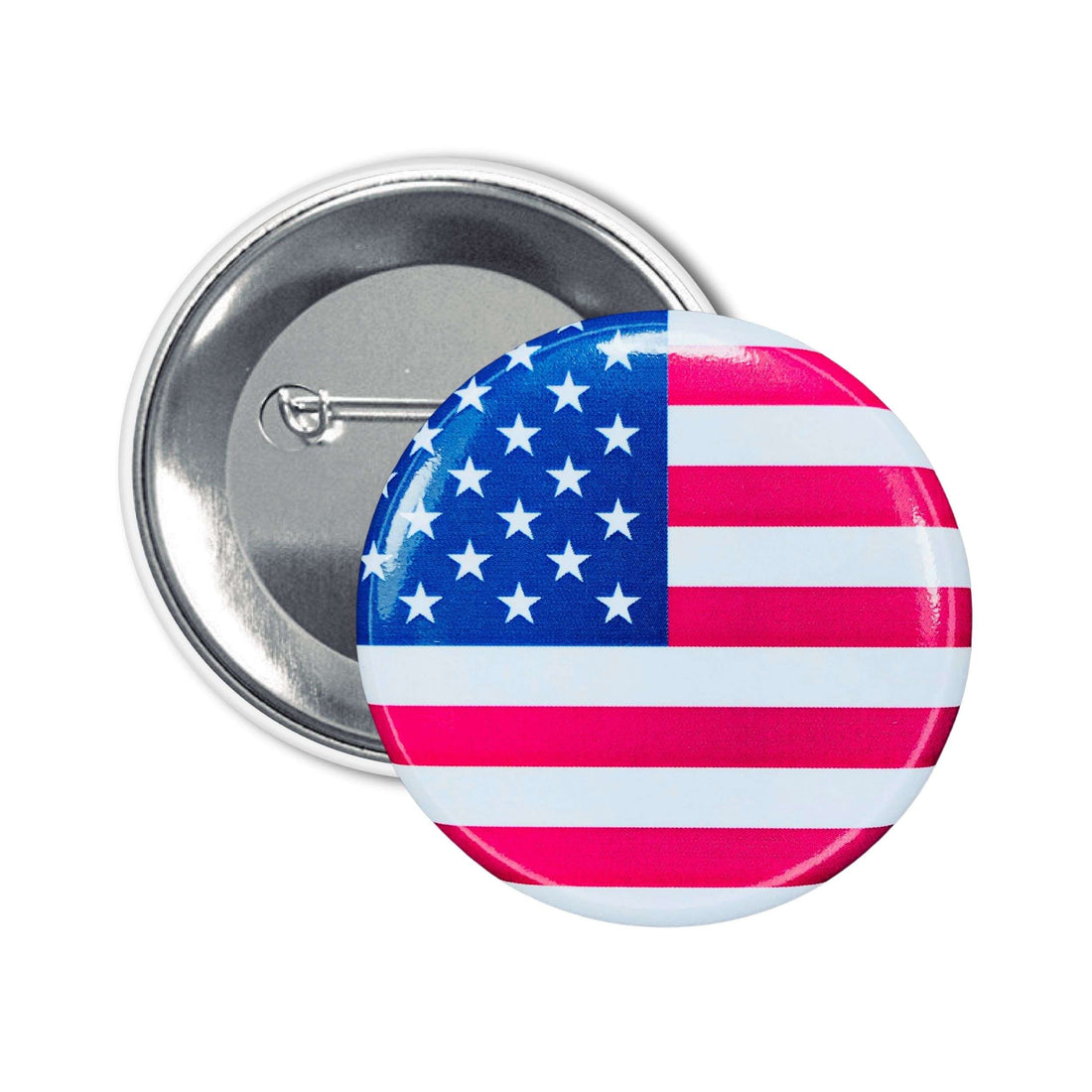 شارة دائرية - علم الولايات المتحدة - USA