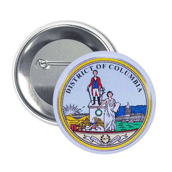 Badge Rond - Bouclier du District de Columbia - États-Unis