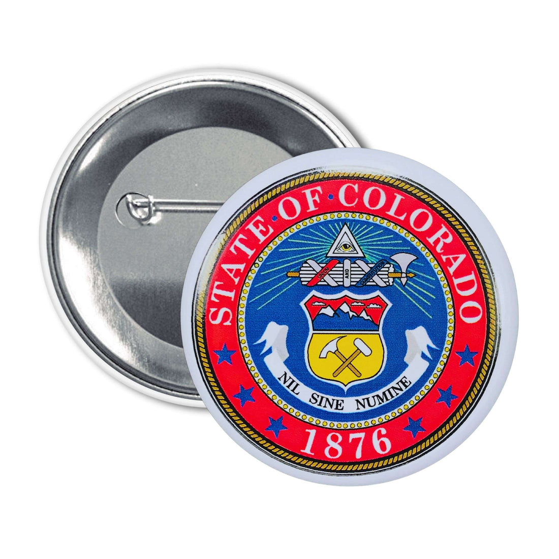 Runder Aufnäher – Staatswappen von Colorado – USA