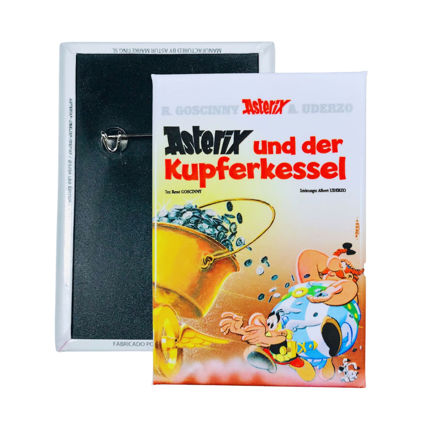 CHAPA © 13 - Asterix und der Kupferkessel - Portada Comic - Alemán - A#373